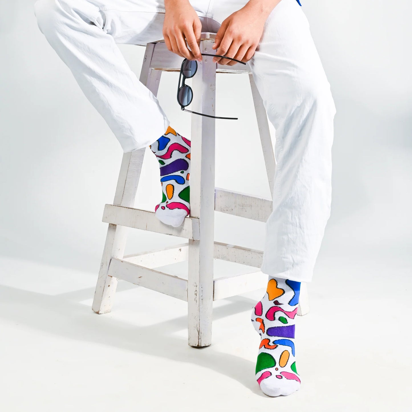 NoFoMo Crew Length Socks Colour Blast
