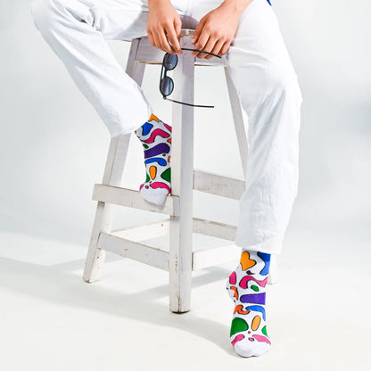 NoFoMo Crew Length Socks Colour Blast