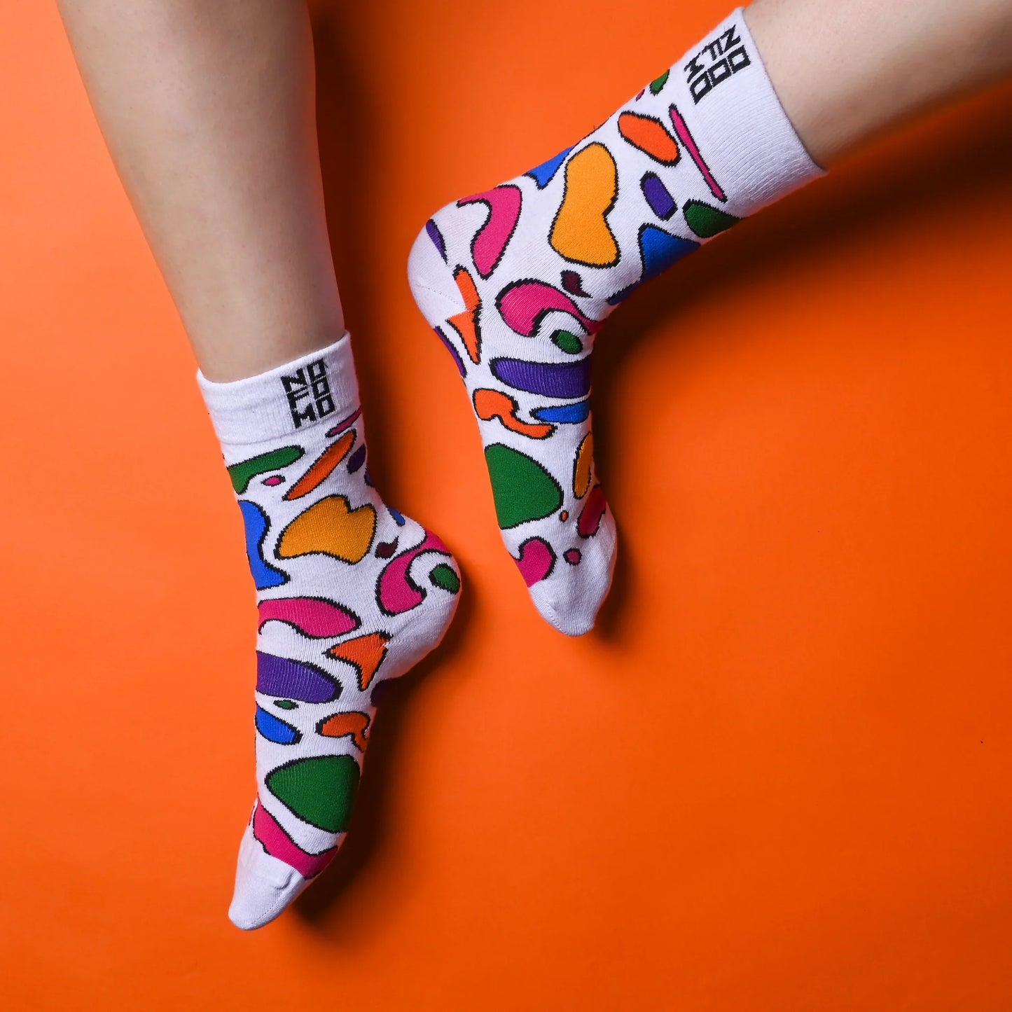 NoFoMo Crew Length Socks Colour Blast
