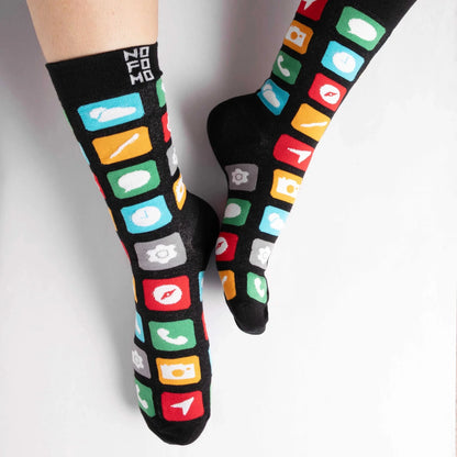 NoFoMo Crew Length Socks App Store