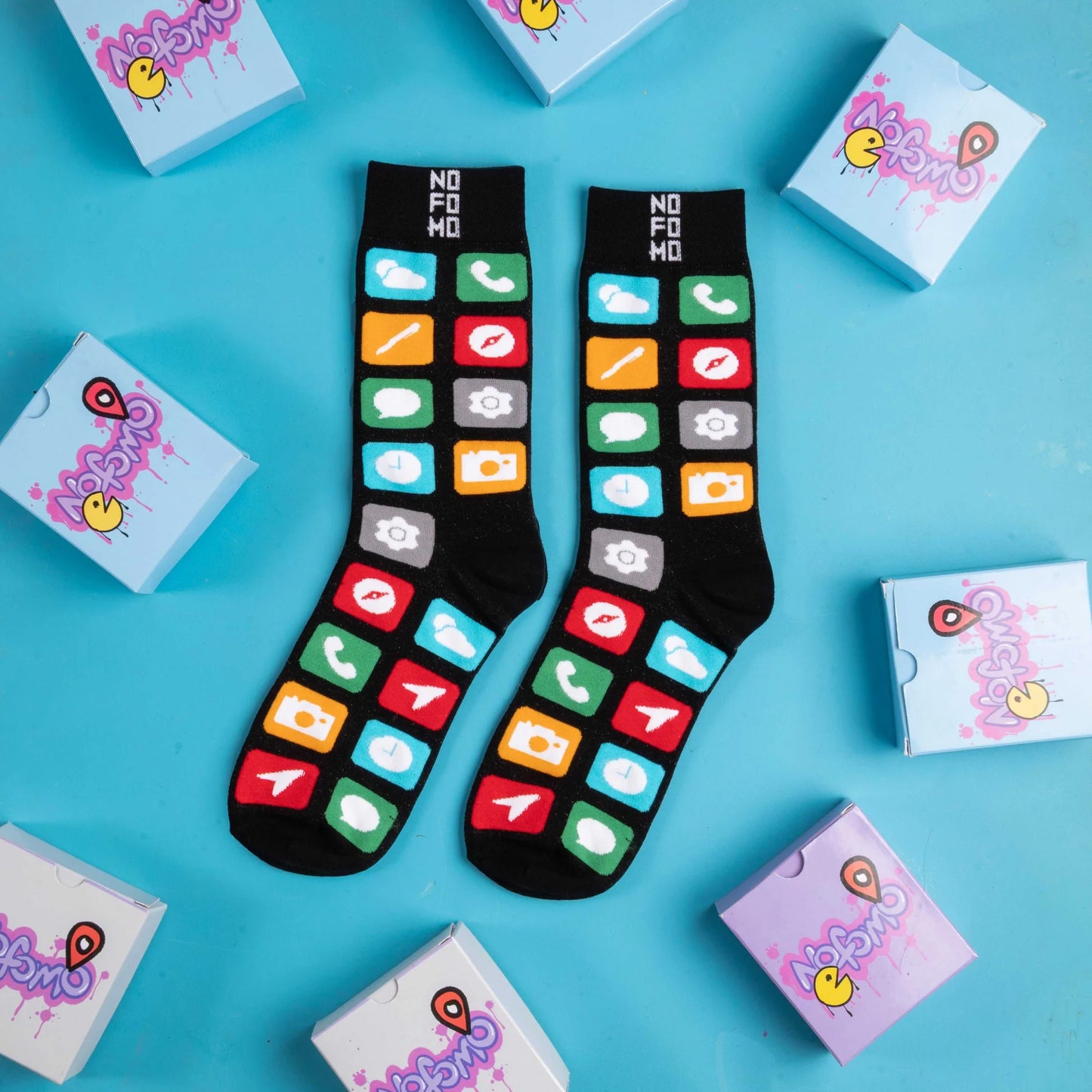 NoFoMo Crew Length Socks App Store