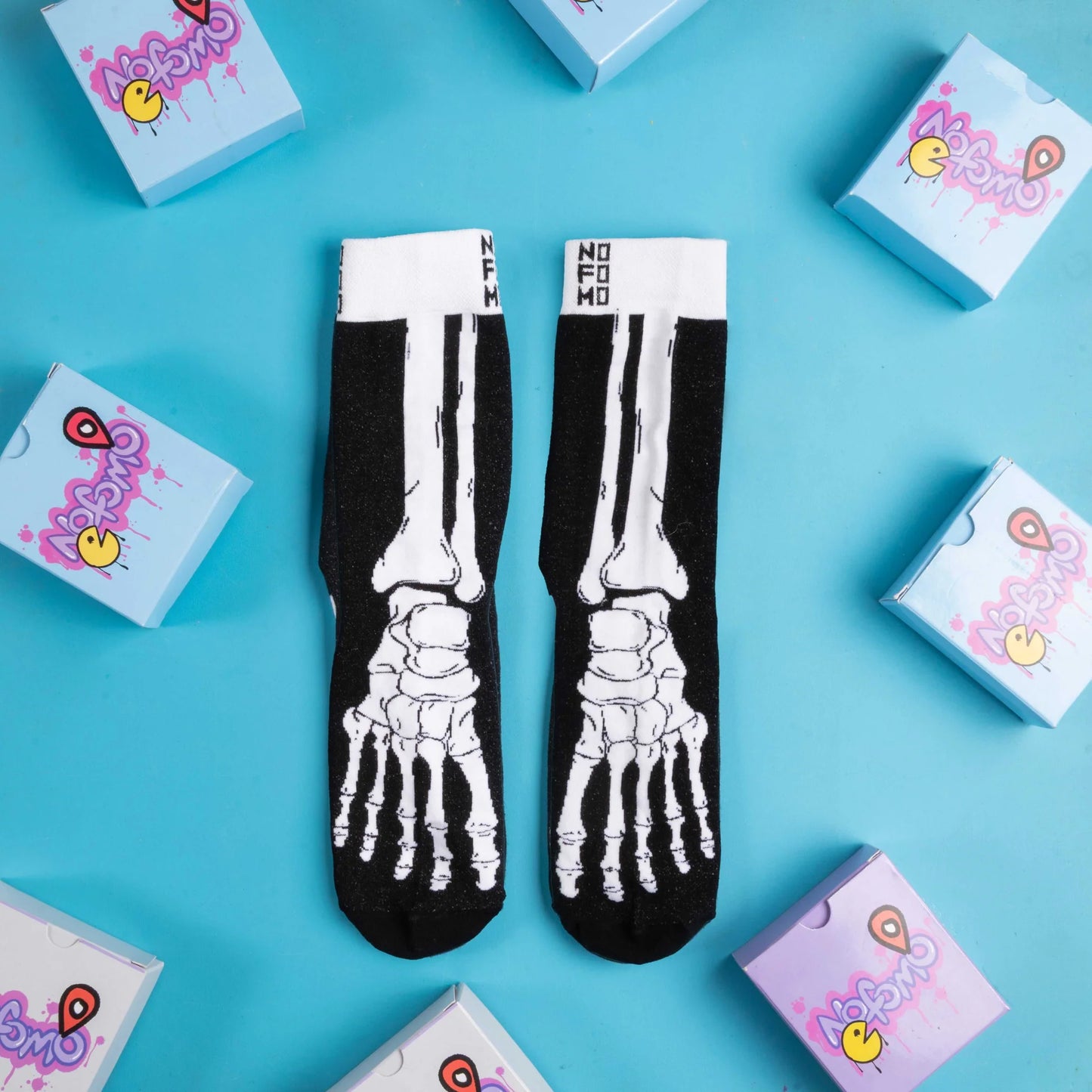 NoFoMo Crew Length Socks X-ray