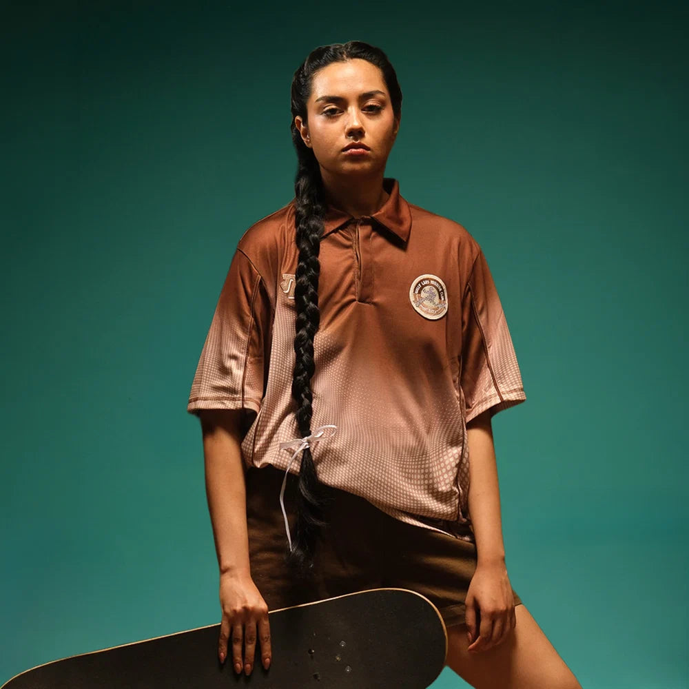 Gully Labs Gully 17 Jersey - Gati Beige (Polo Neck)