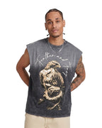 Sullitt Oversized Grey Tank - Death Scavenger