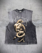 Sullitt Oversized Grey Tank - Death Scavenger