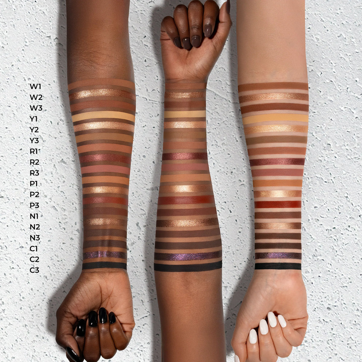 Natasha Denona Eye Sculpt Texture & Tone Eyeshadow Palette - Dramatic