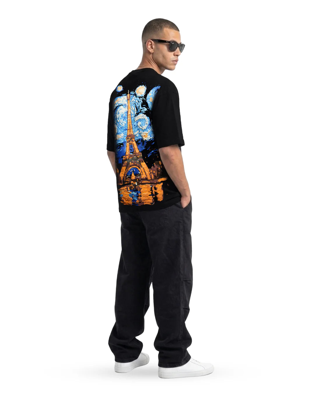 Sullitt Oversized Black T-Shirt - City Of Nights