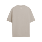 Exhale Label Oversized T-Shirt Beige - Emotional Baggage