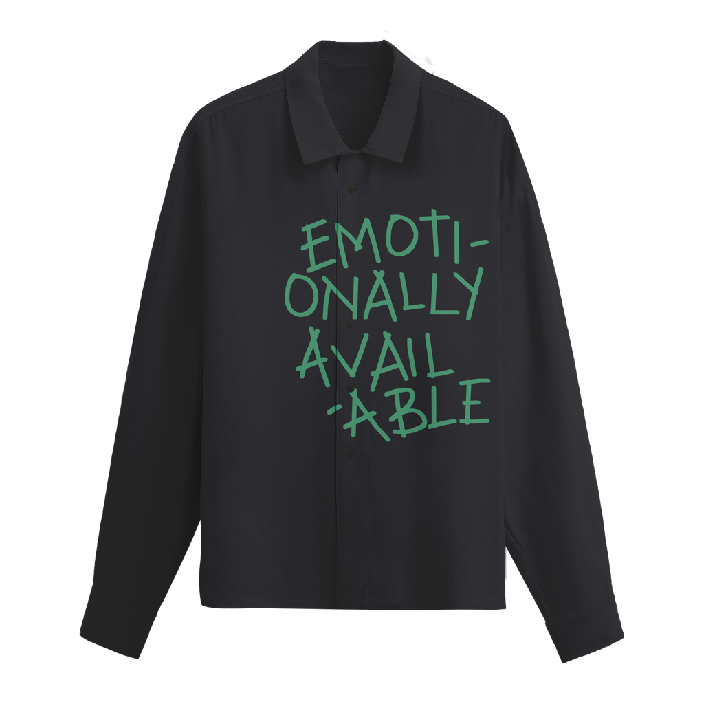 Exhale Label Oversized Shirt Grey - Emotionally Available