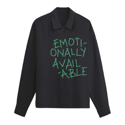Exhale Label Oversized Shirt Grey - Emotionally Available