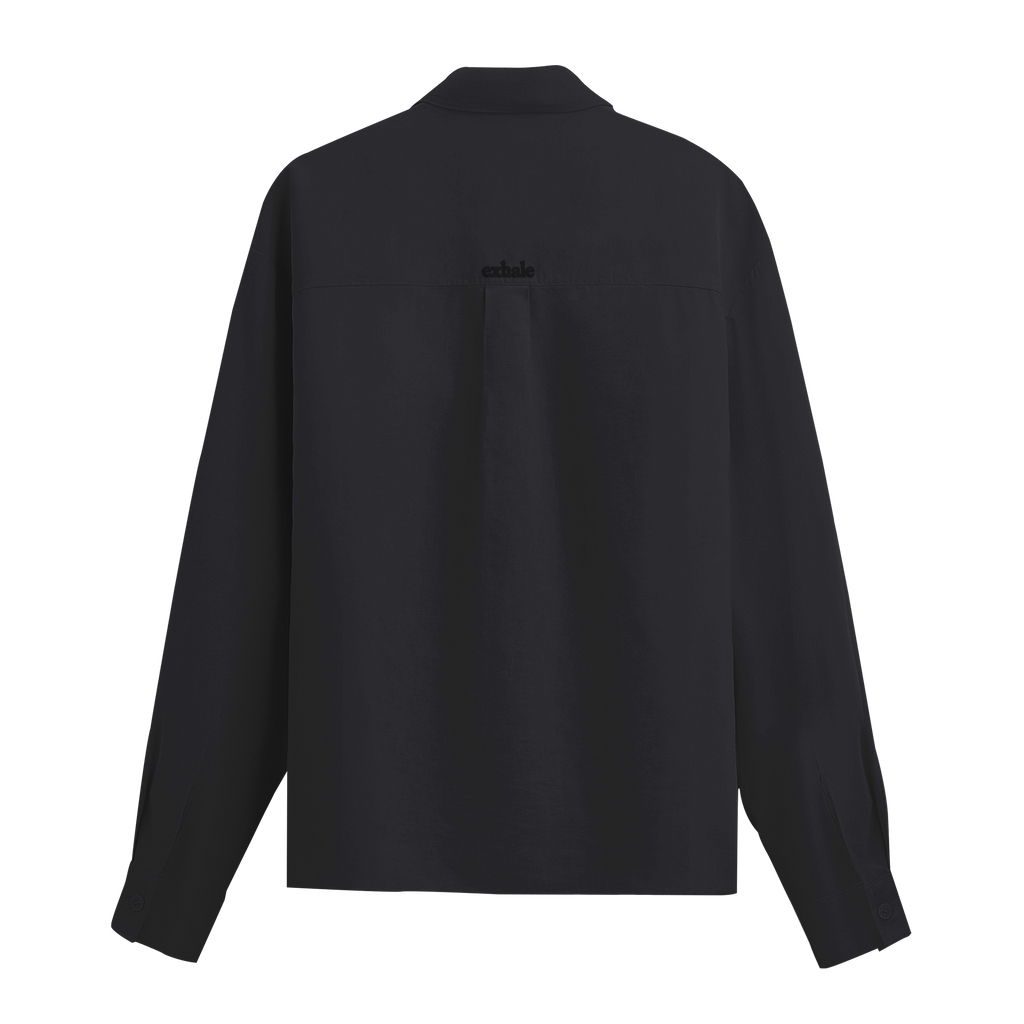 Exhale Label Oversized Shirt Grey - Emotionally Available
