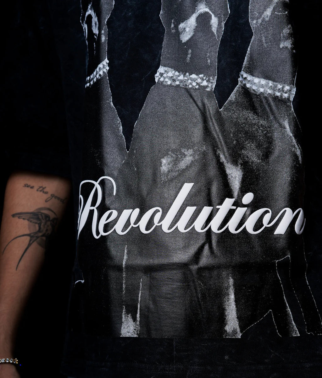 Flaws Oversized Black T- shirt - Flawed Revolution