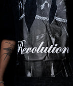 Flaws Oversized Black T- shirt - Flawed Revolution