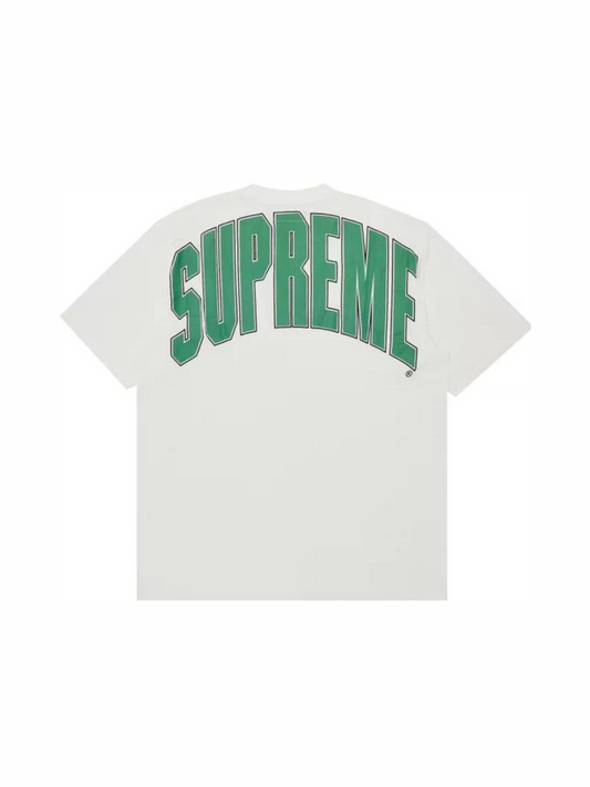 Supreme Cracked Back Arc Short-Sleeve T-Shirt (White)