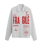 Exhale Label Oversized Shirt White - Fragile