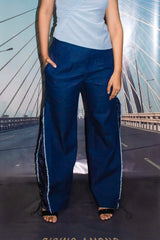 Denim Fray Pant - Blue