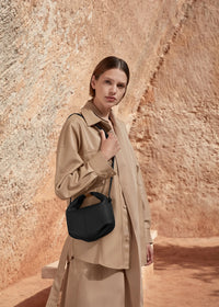 Polene Beri Edition Textured Bag - Black