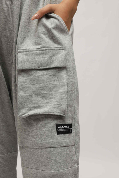 WalaWali Utility Grey Joggers