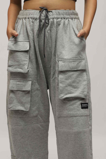 WalaWali Utility Grey Joggers