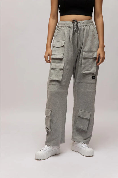 WalaWali Utility Grey Joggers