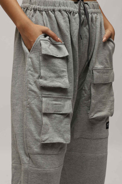 WalaWali Utility Grey Joggers