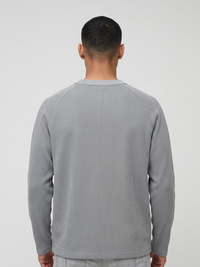 Sullitt Oversized Grey Waffle T-Shirt - Heritage Panther