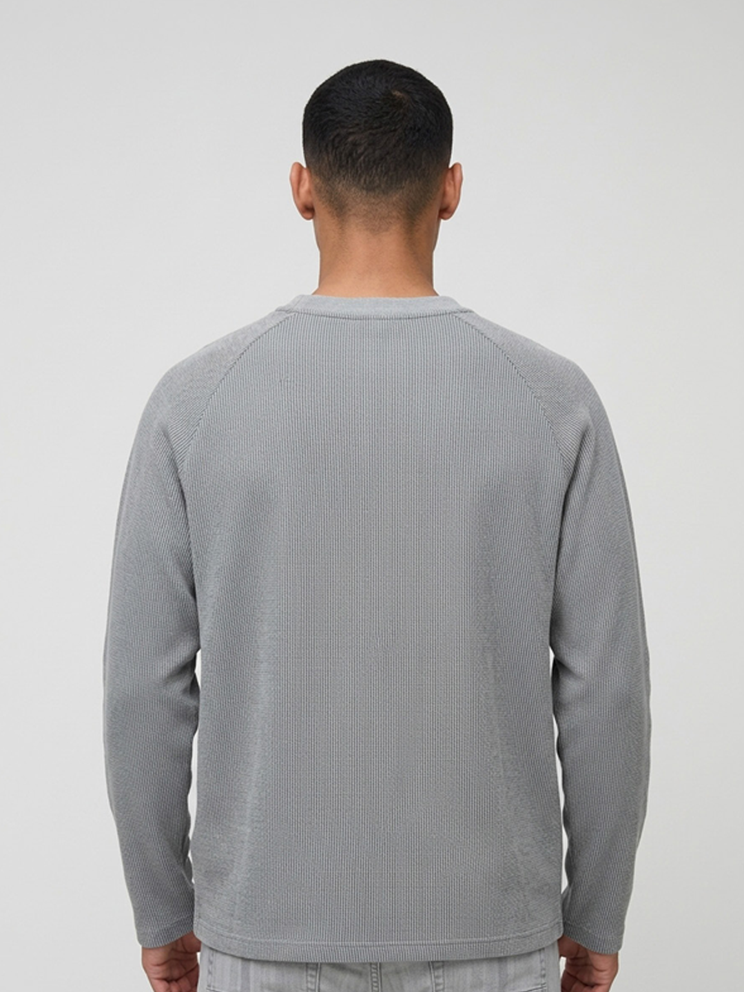 Sullitt Oversized Grey Waffle T-Shirt - Heritage Panther