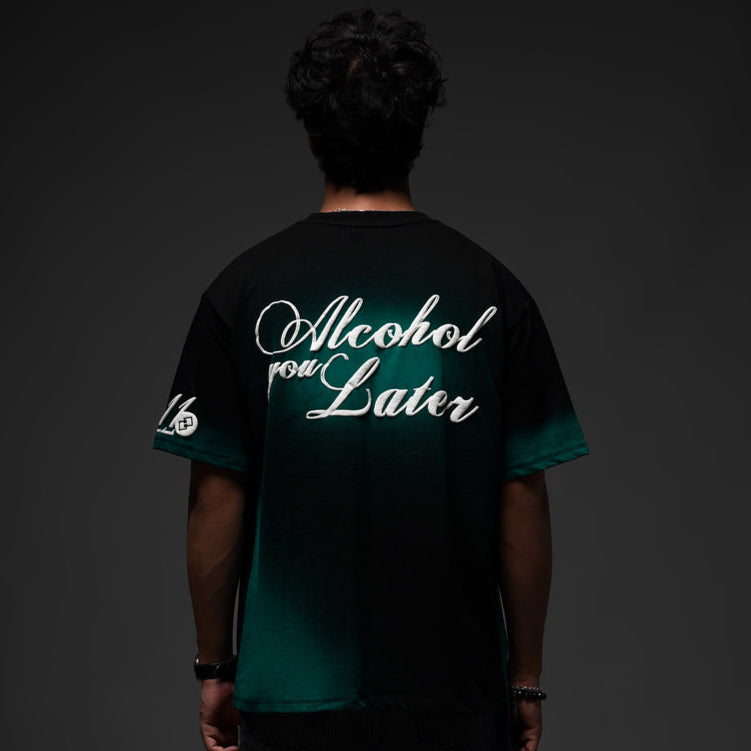 Greyhound Oversized T Shirt - Alcohol You Later