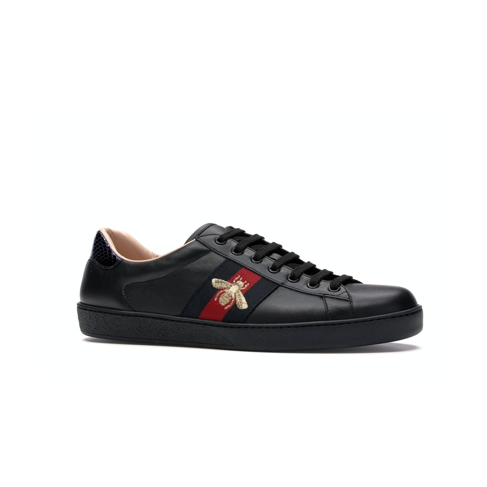 Gucci Ace Embroidered Black