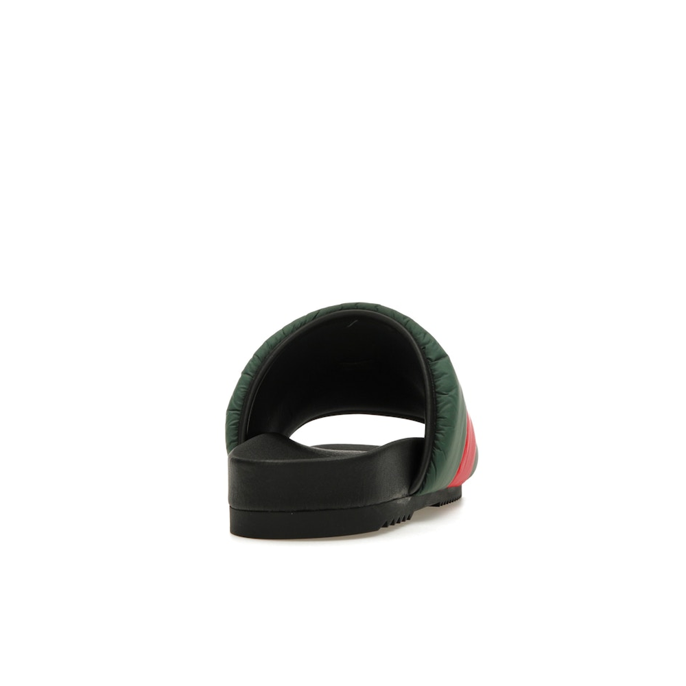 Gucci Padded Web Slide Green Red