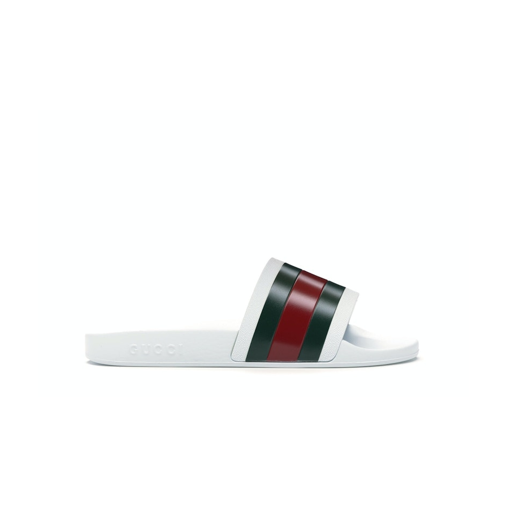 Gucci Pursuit Pool Slide White