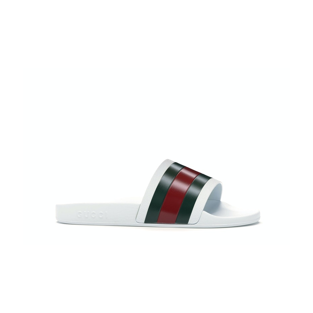 Gucci Pursuit Pool Slide White