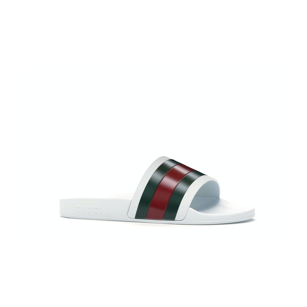 Gucci Pursuit Pool Slide White