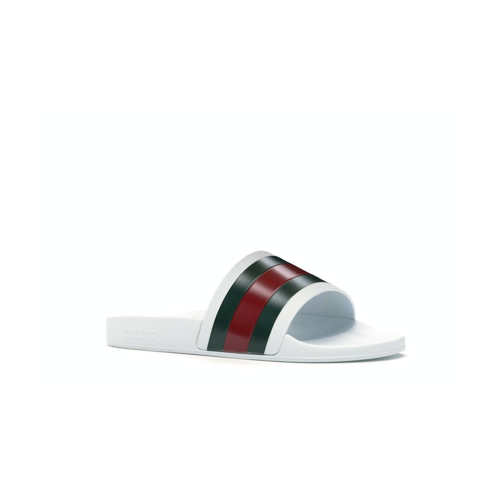 Gucci Pursuit Pool Slide White