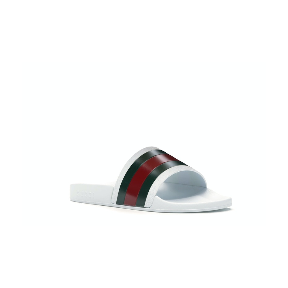 Gucci Pursuit Pool Slide White