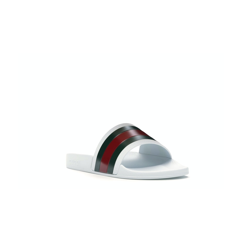 Gucci Pursuit Pool Slide White