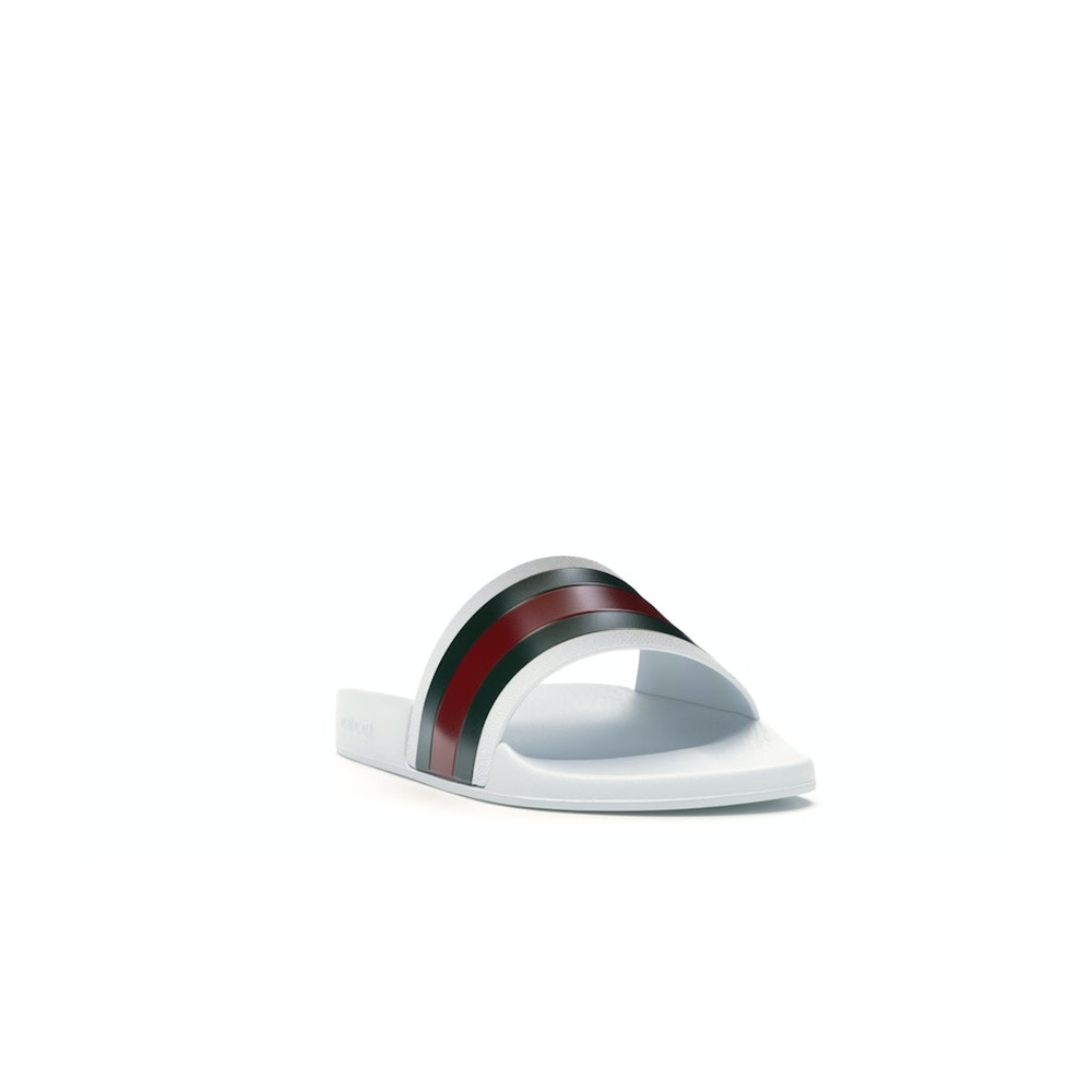 Gucci Pursuit Pool Slide White