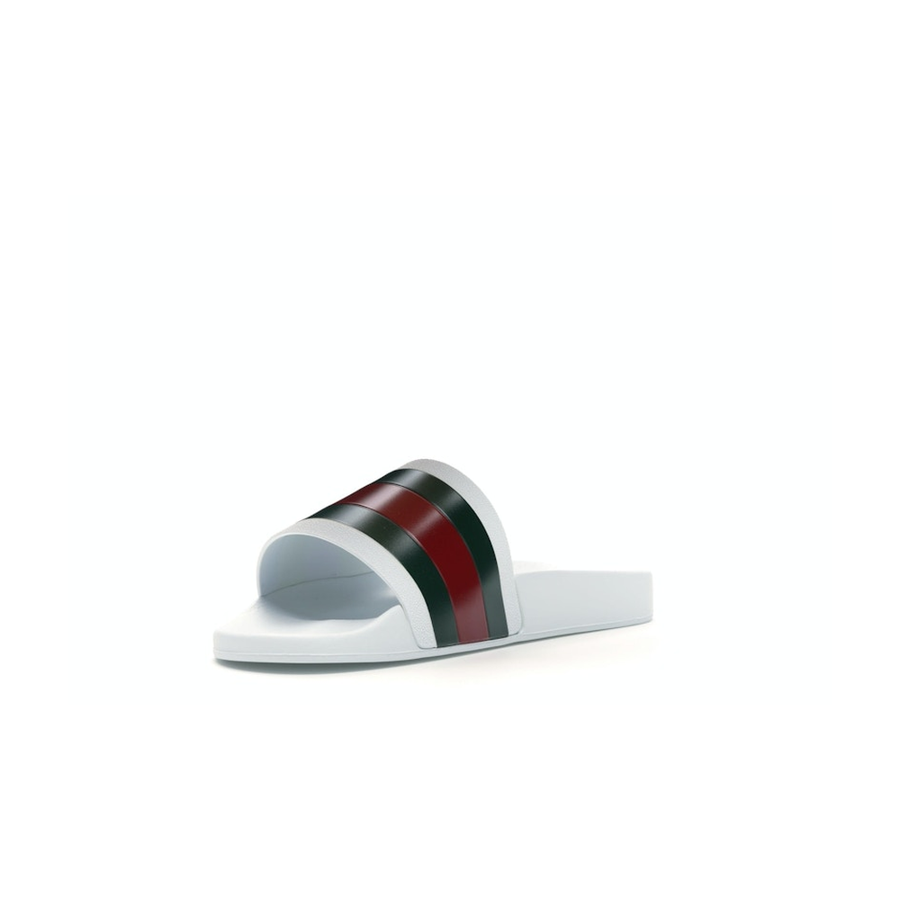 Gucci Pursuit Pool Slide White