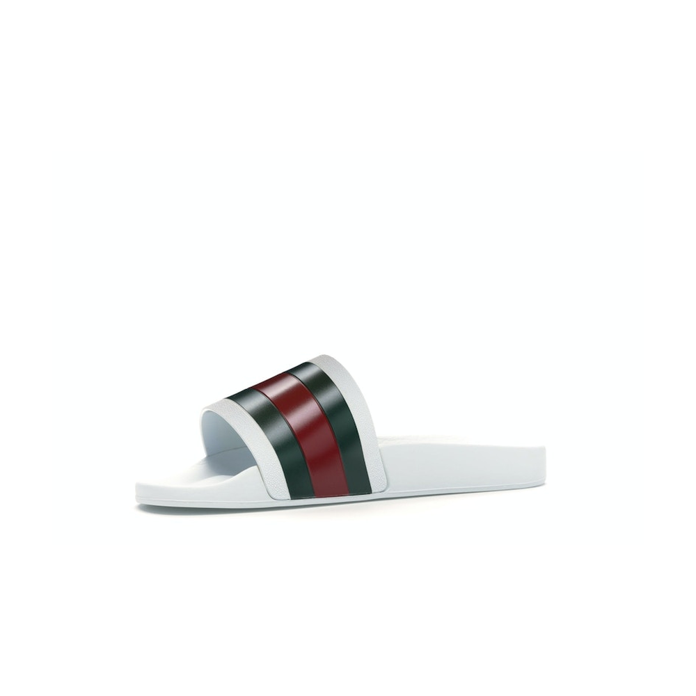 Gucci Pursuit Pool Slide White