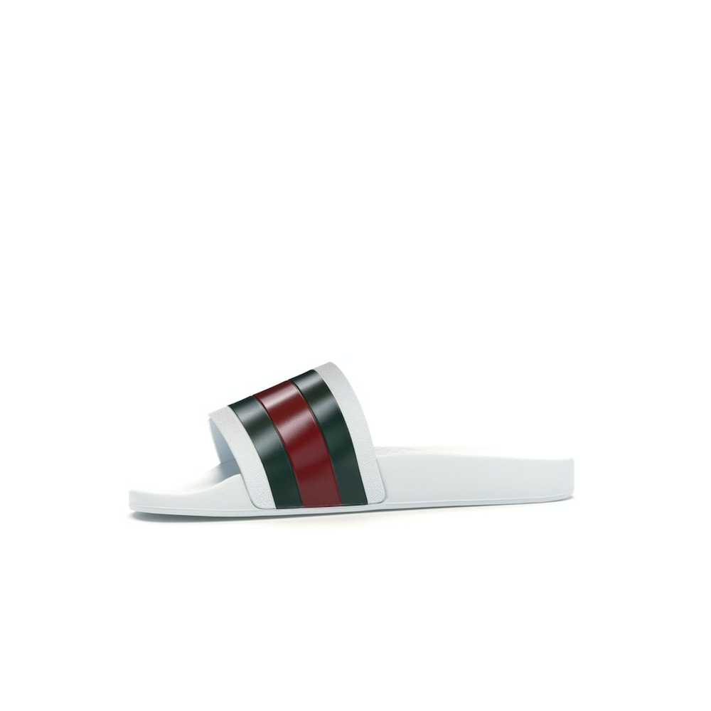 Gucci Pursuit Pool Slide White