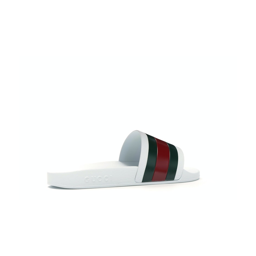 Gucci Pursuit Pool Slide White