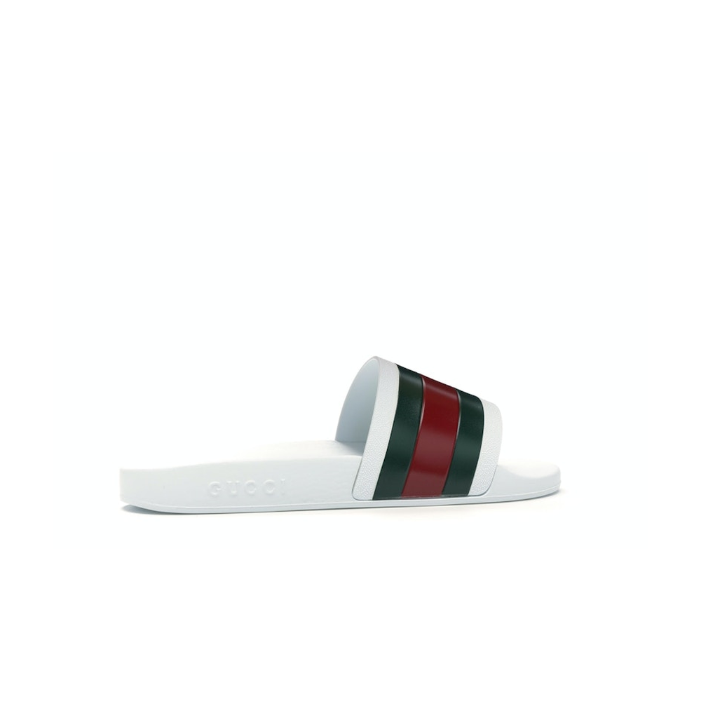 Gucci Pursuit Pool Slide White