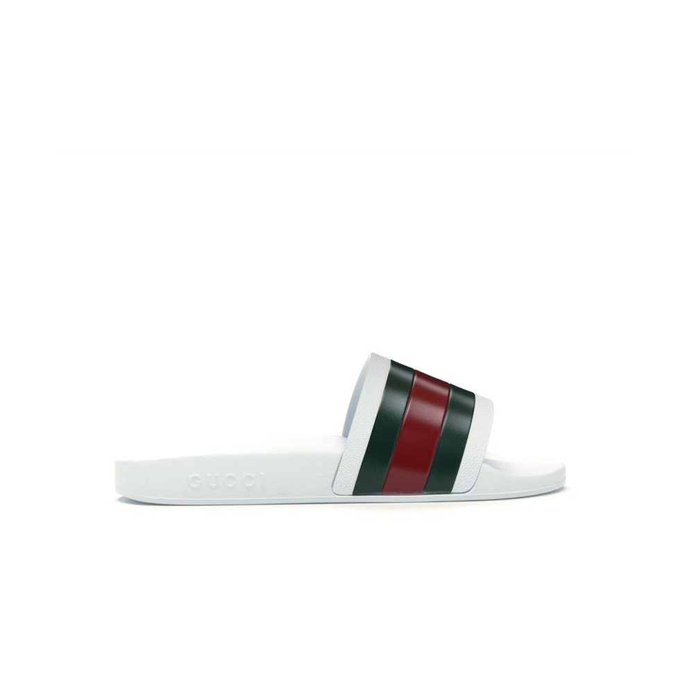 Gucci Pursuit Pool Slide White