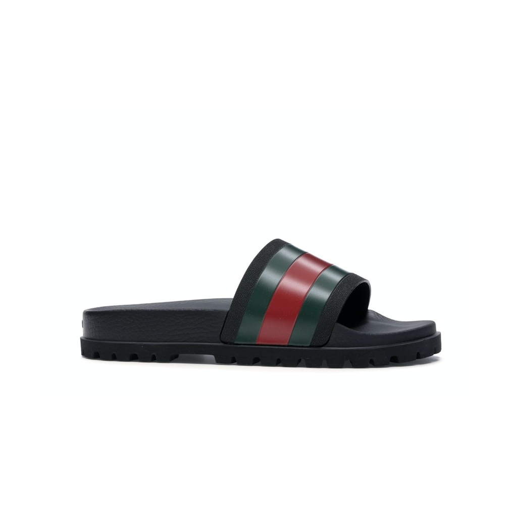 Gucci Web Slide Sandal Black - Main Image