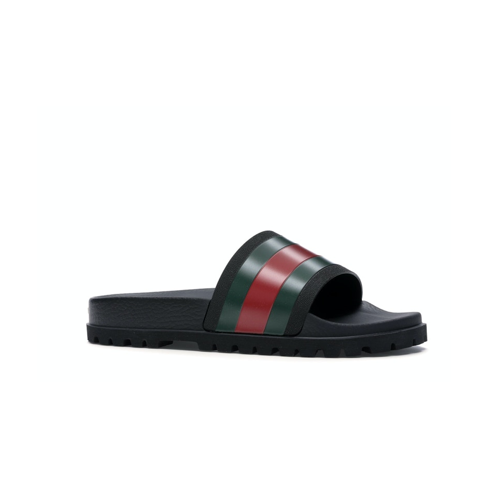 Gucci Web Slide Sandal Black