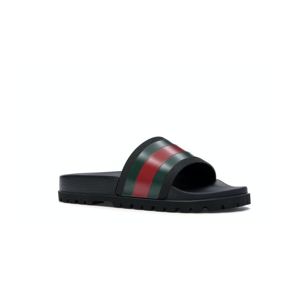 Gucci Web Slide Sandal Black