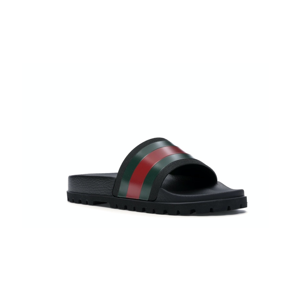 Gucci Web Slide Sandal Black