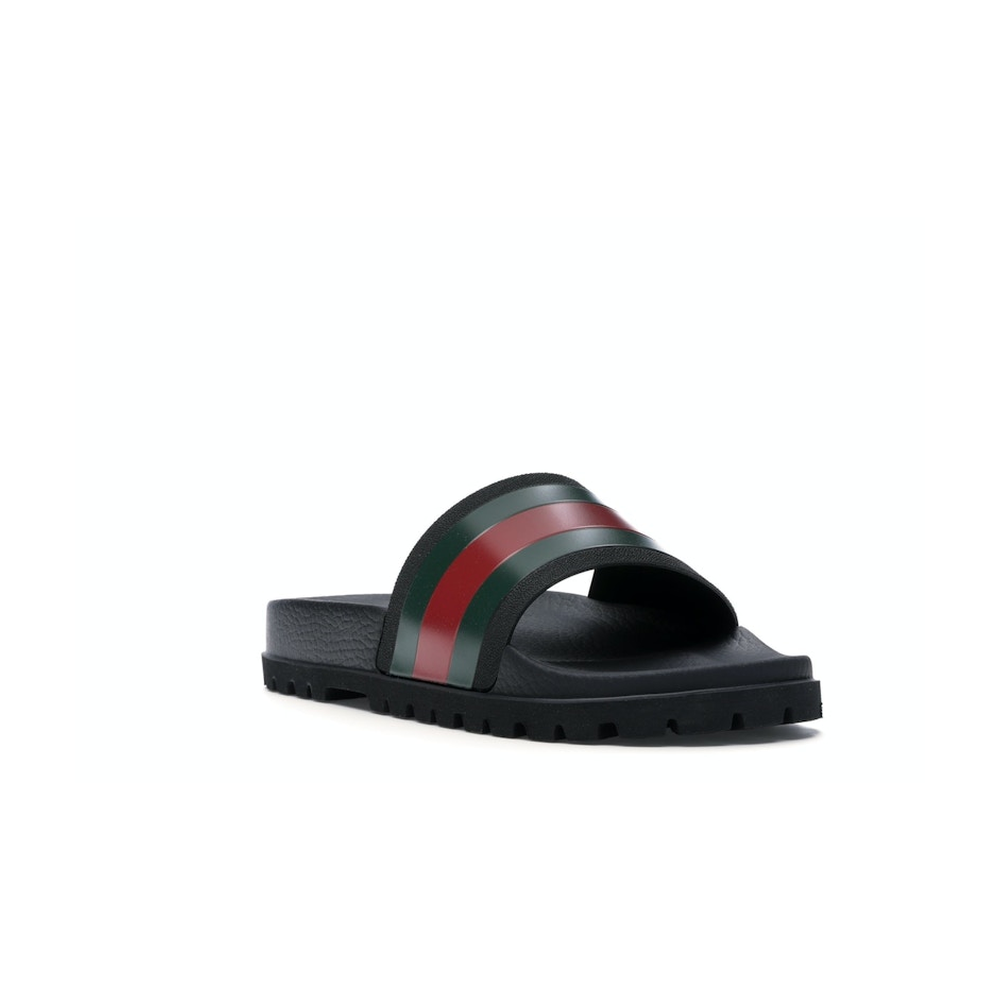 Gucci Web Slide Sandal Black