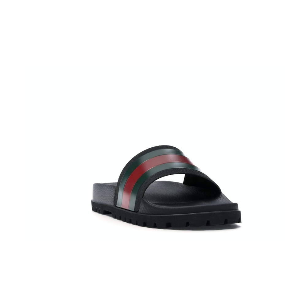 Gucci Web Slide Sandal Black