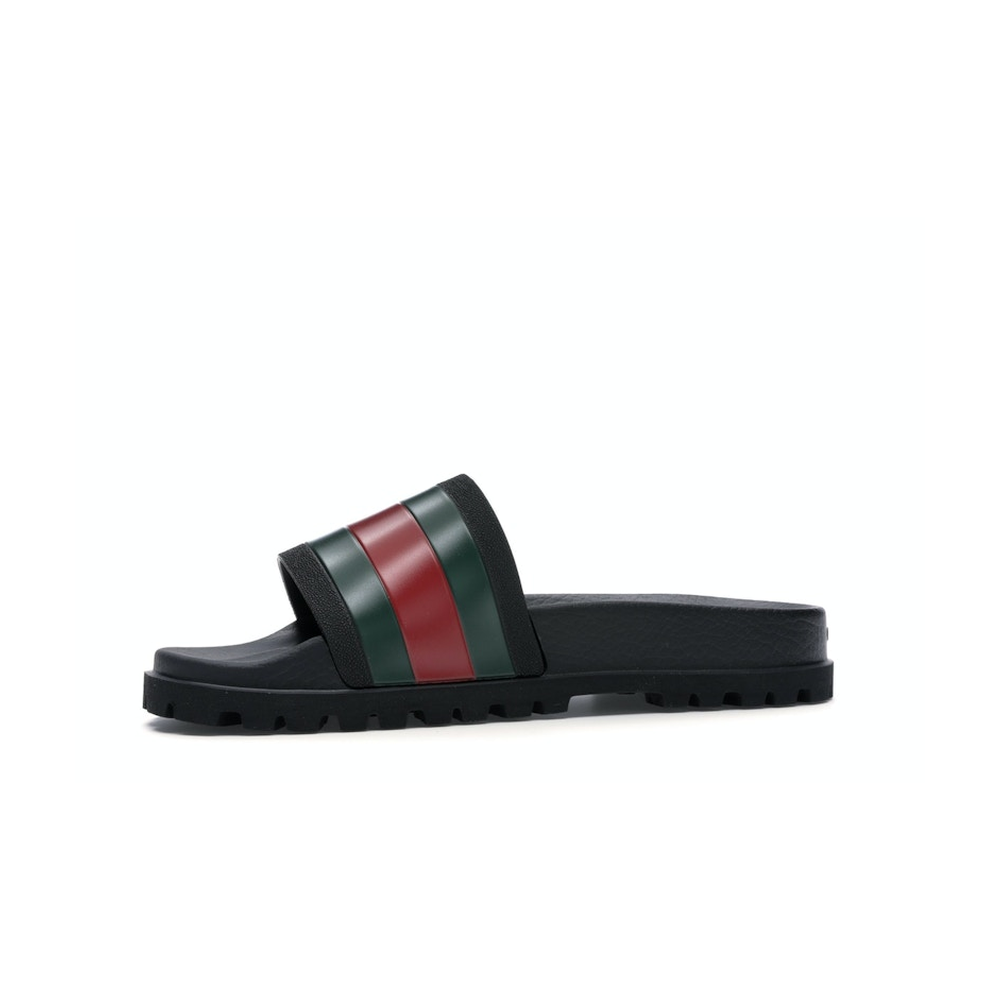 Gucci Web Slide Sandal Black